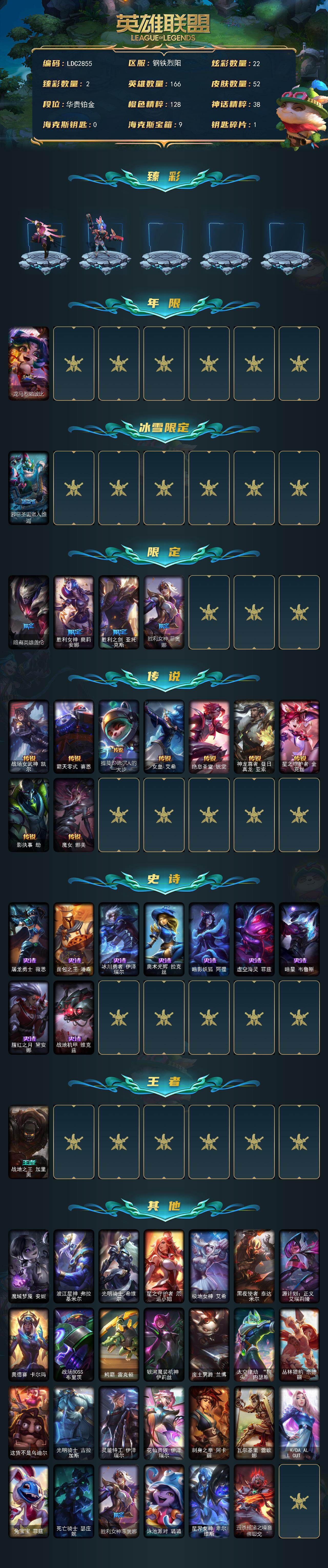 LOLEY423592英雄联盟账号详情图2