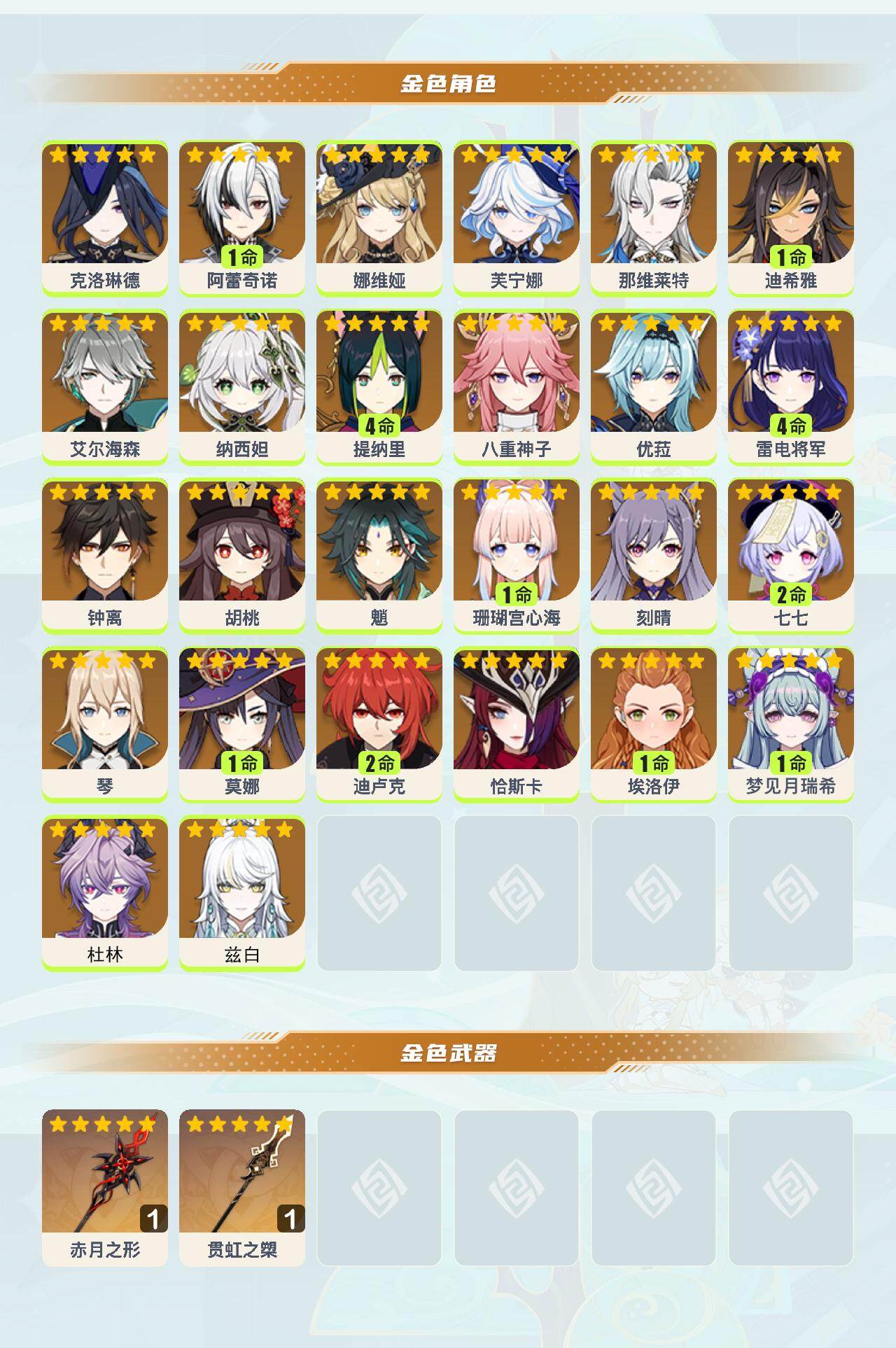 YSEY43502原神账号详情图3