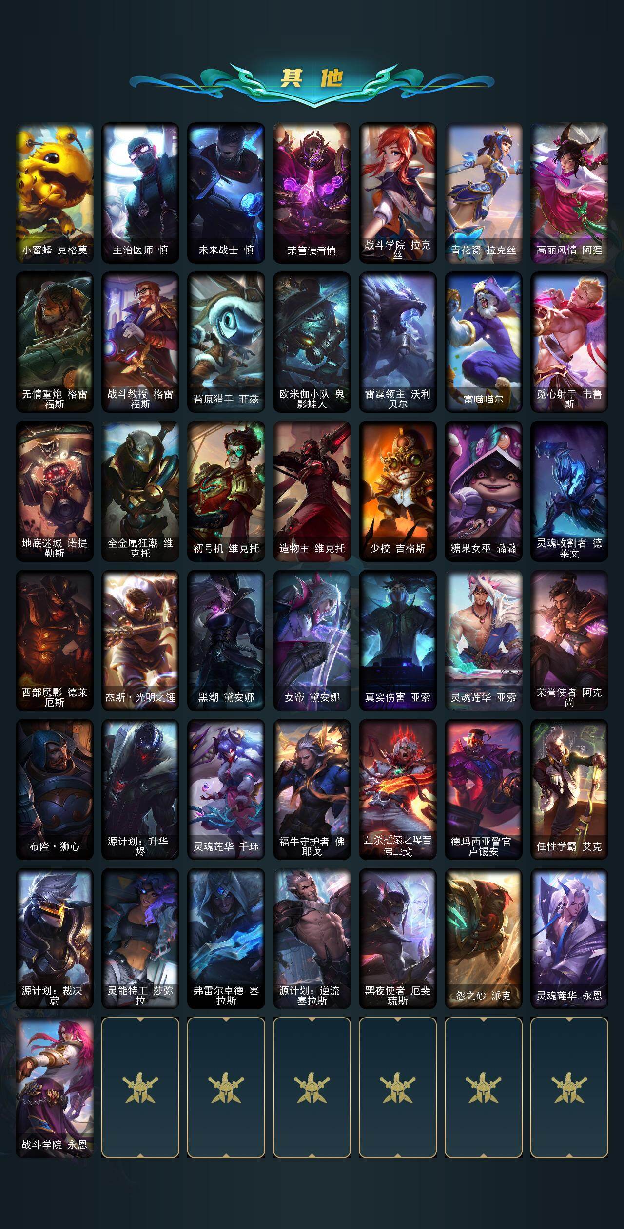 LOLLX423616英雄联盟账号详情图5