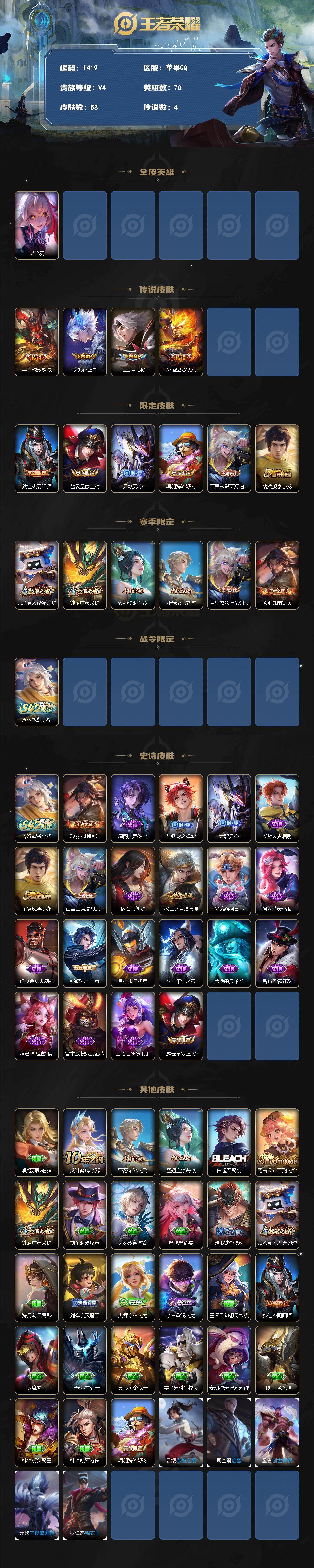 WZCMW4241662王者荣耀账号详情图2