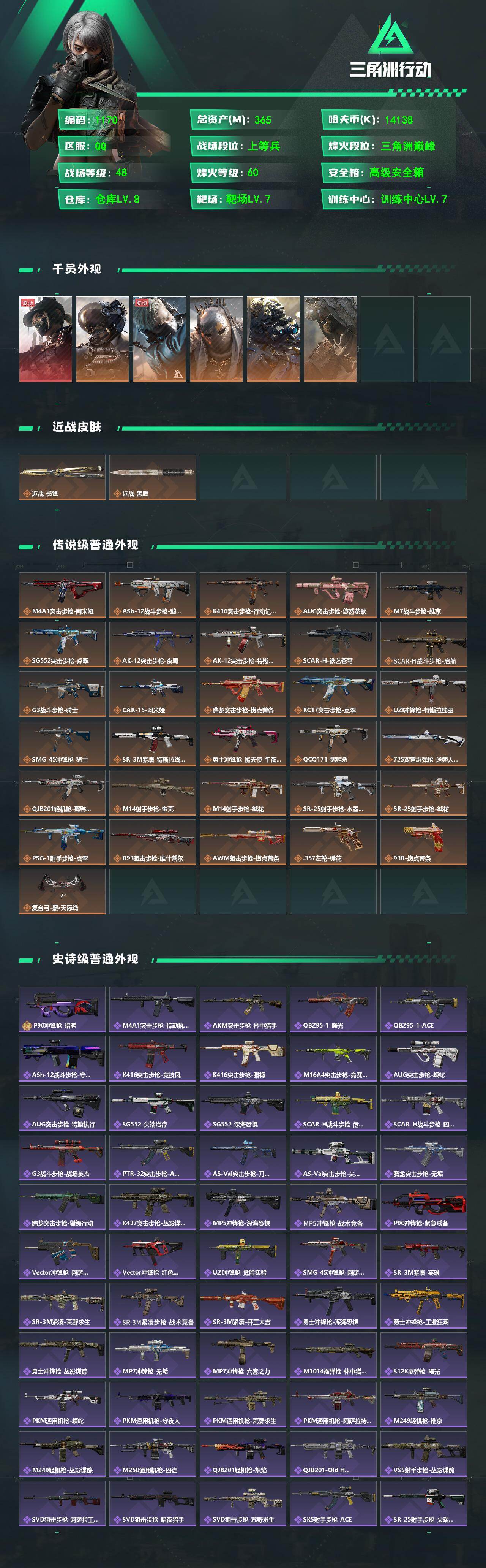 SJZCMW474157三角洲行动账号详情图2