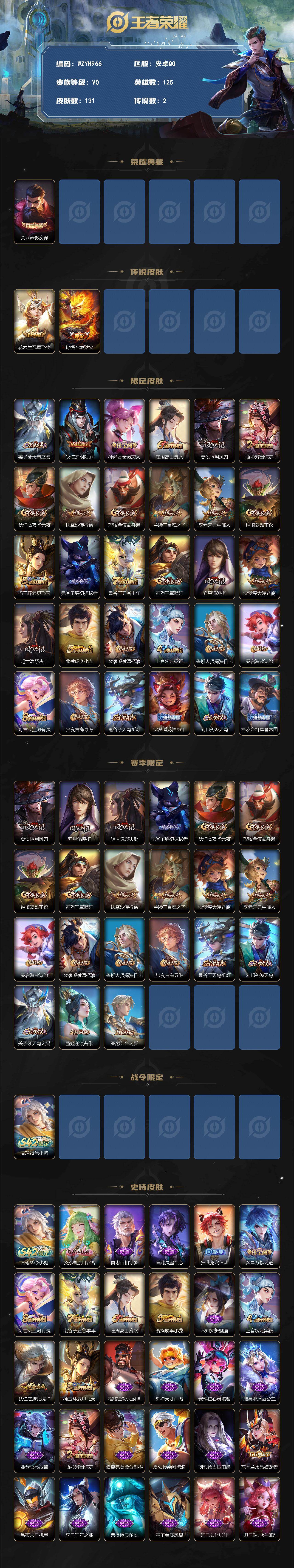 WZEY4249812王者荣耀账号详情图2