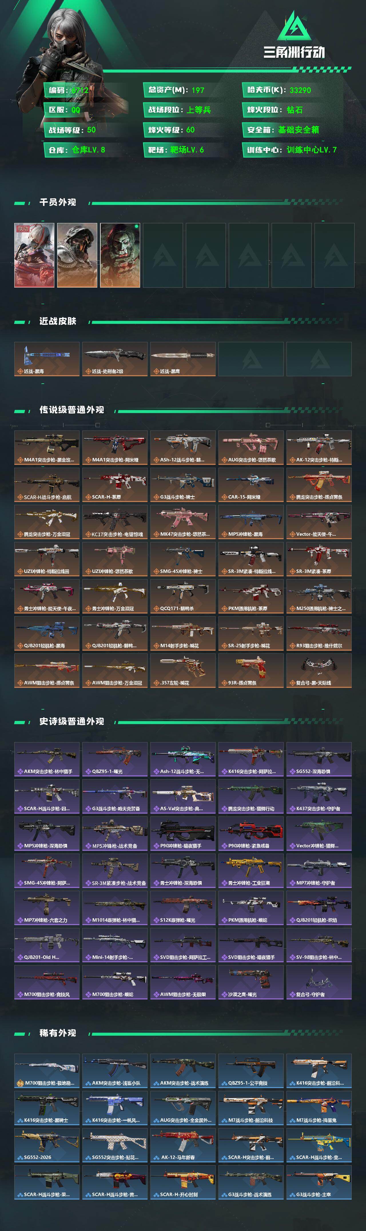 SJZCMW474195三角洲行动账号详情图2