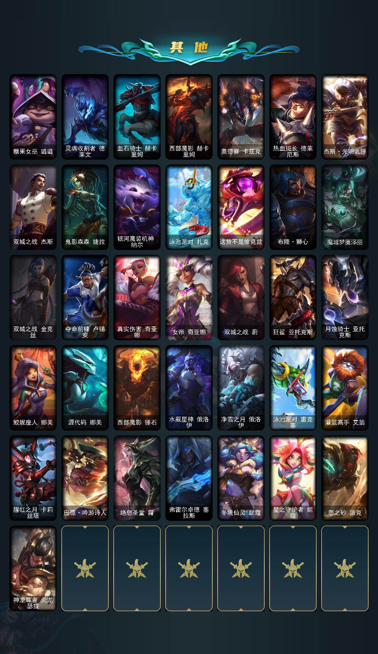 LOLLX423632英雄联盟账号详情图6