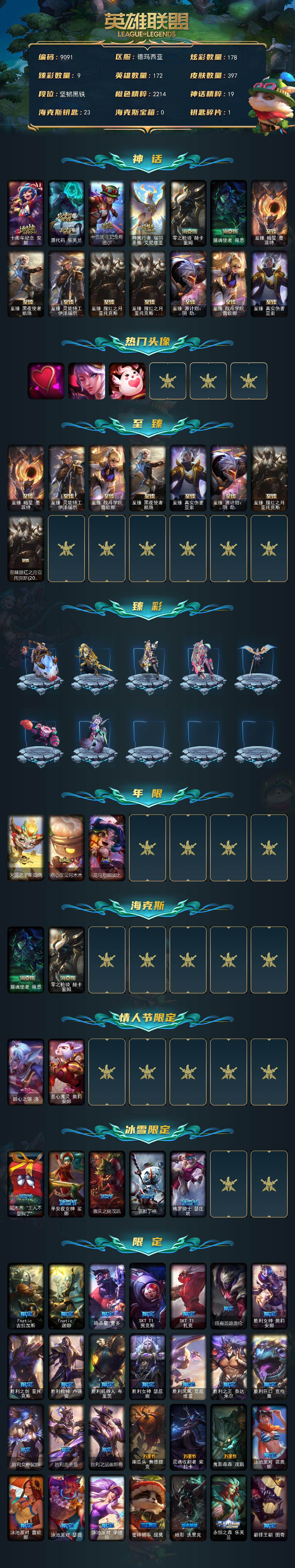 LOLLX423646英雄联盟账号详情图2