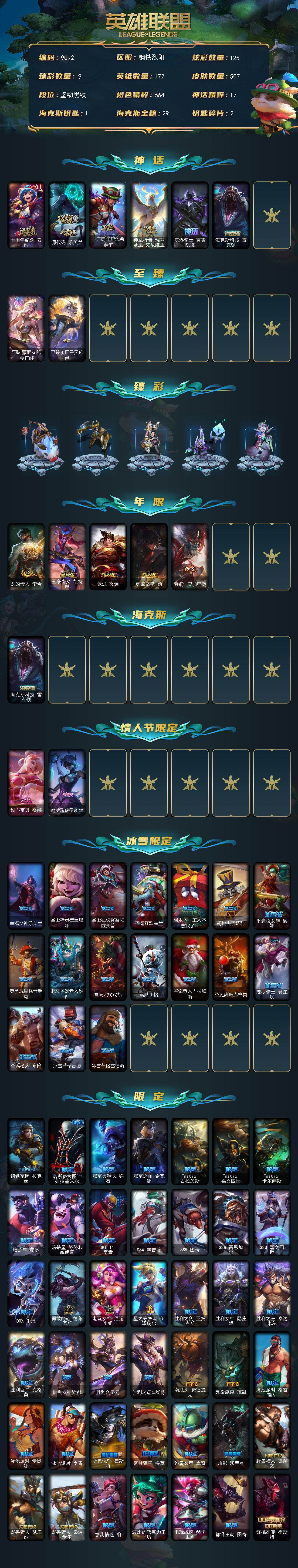 LOLLX423648英雄联盟账号详情图2