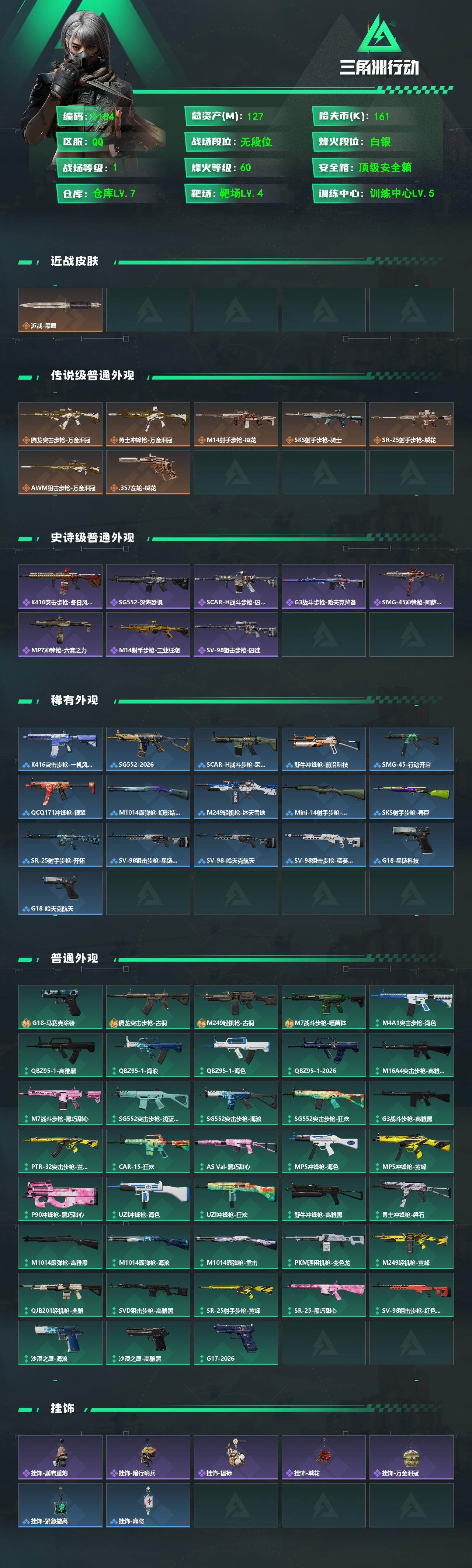 SJZCMW474329三角洲行动账号详情图2