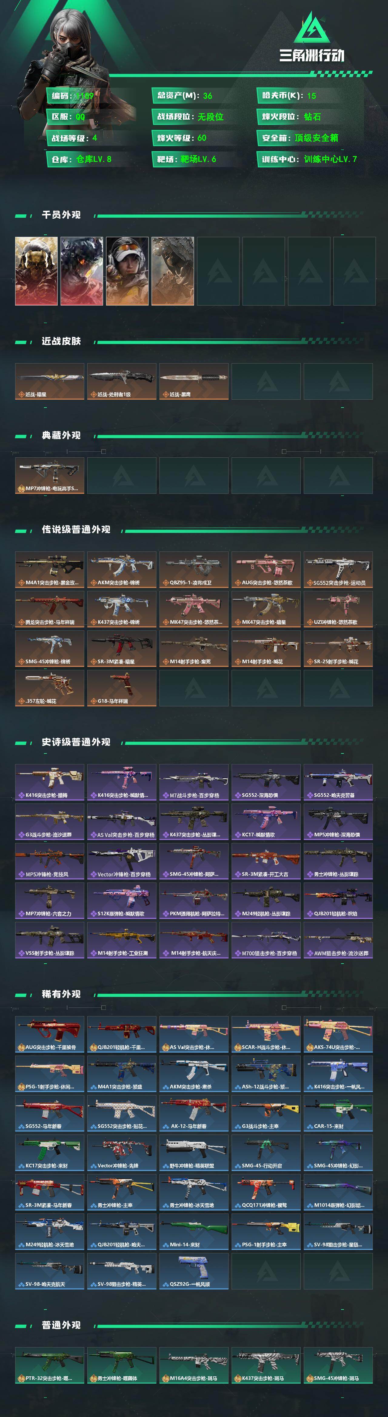 SJZCMW474354三角洲行动账号详情图2