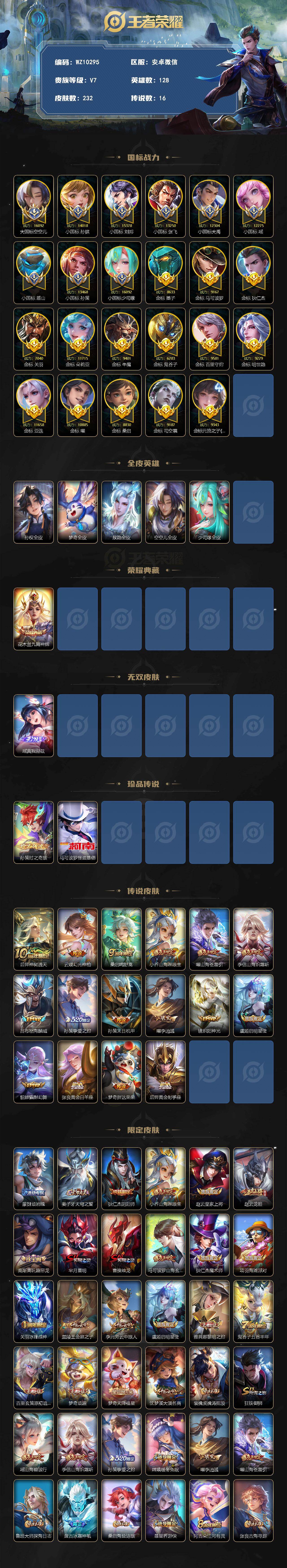 WZQM4262430王者荣耀账号详情图3