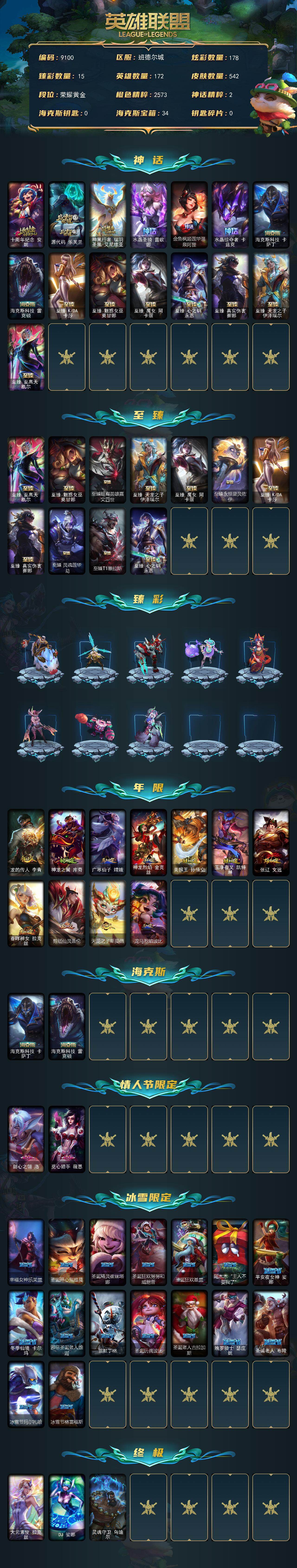 LOLLX423735英雄联盟账号详情图2