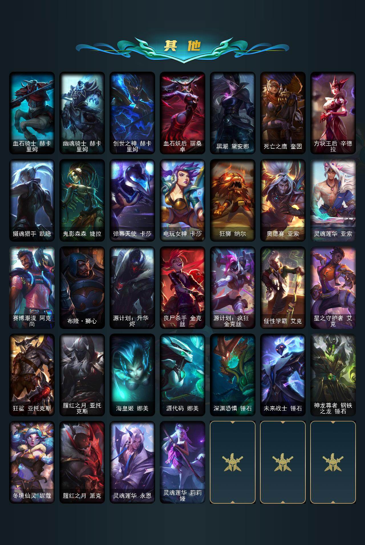 LOLLX423736英雄联盟账号详情图7