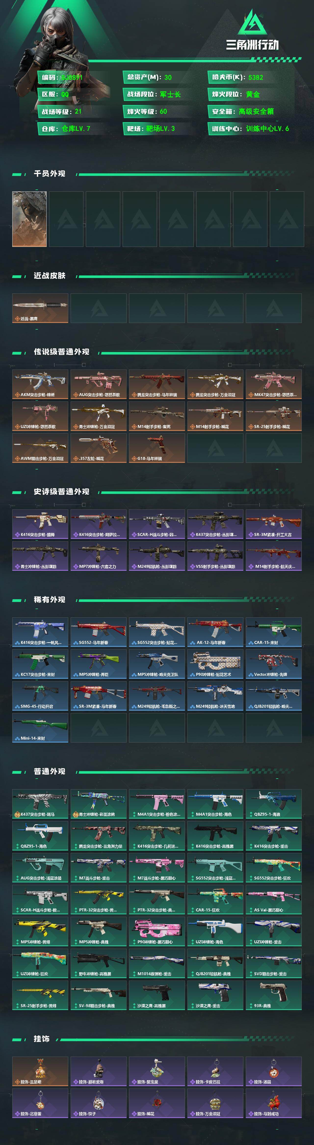 SJZEY472667三角洲行动账号详情图2