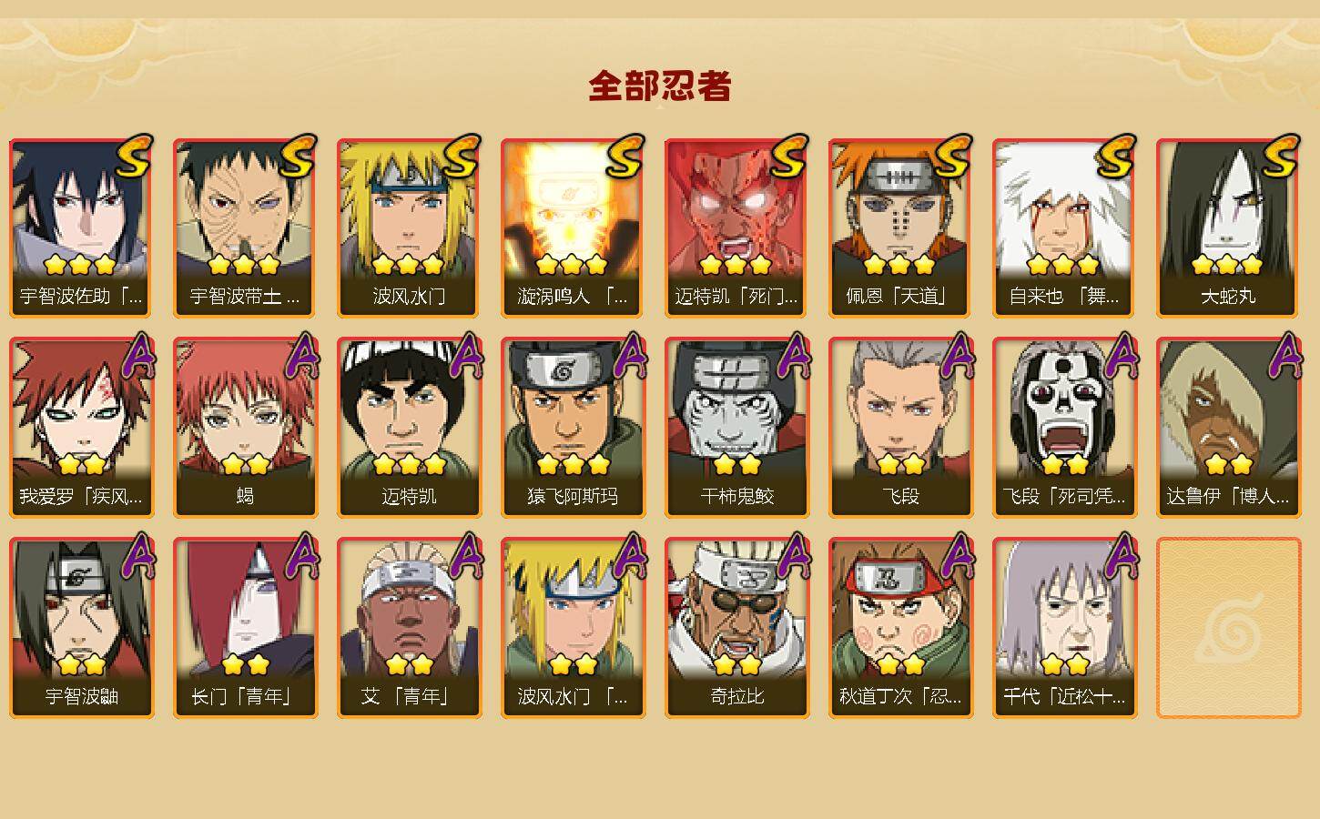 HYLFY421292火影忍者账号详情图2