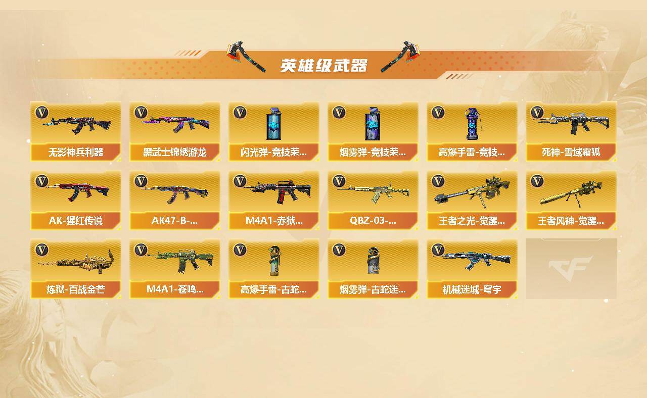 CFCMW463527穿越火线账号详情图3