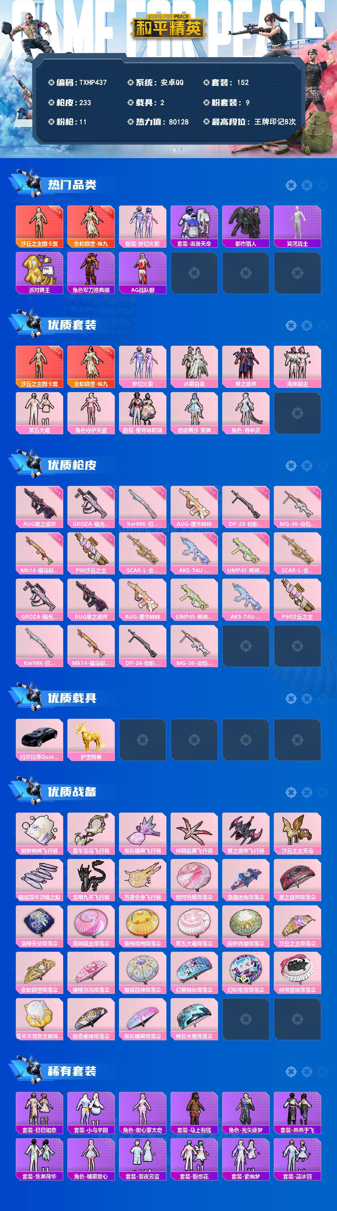 HPQM4139438和平精英账号详情图3