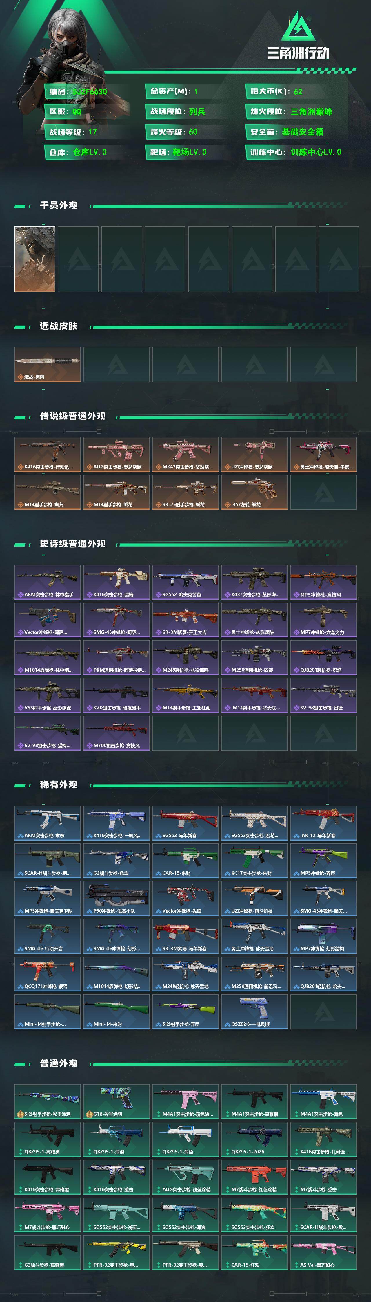 SJZCMW475131三角洲行动账号详情图2