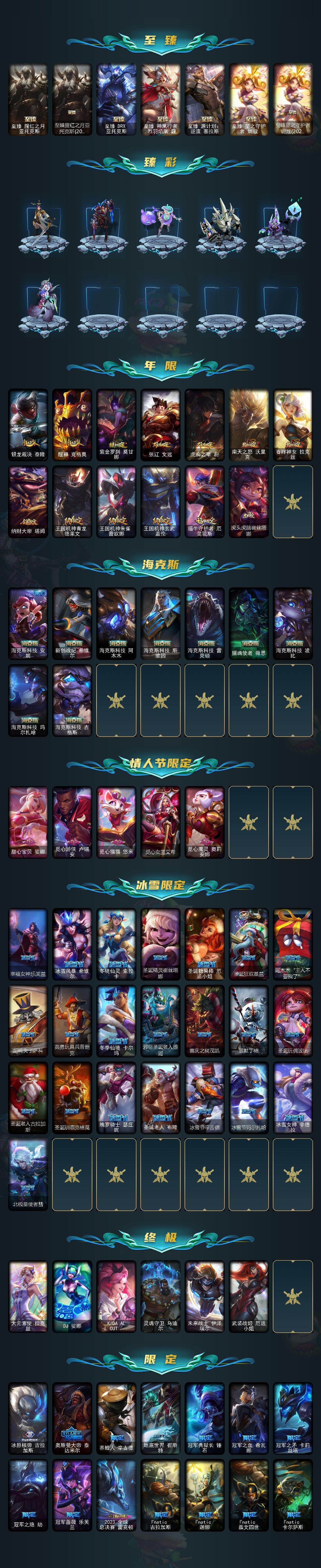 LOLLX423713英雄联盟账号详情图3