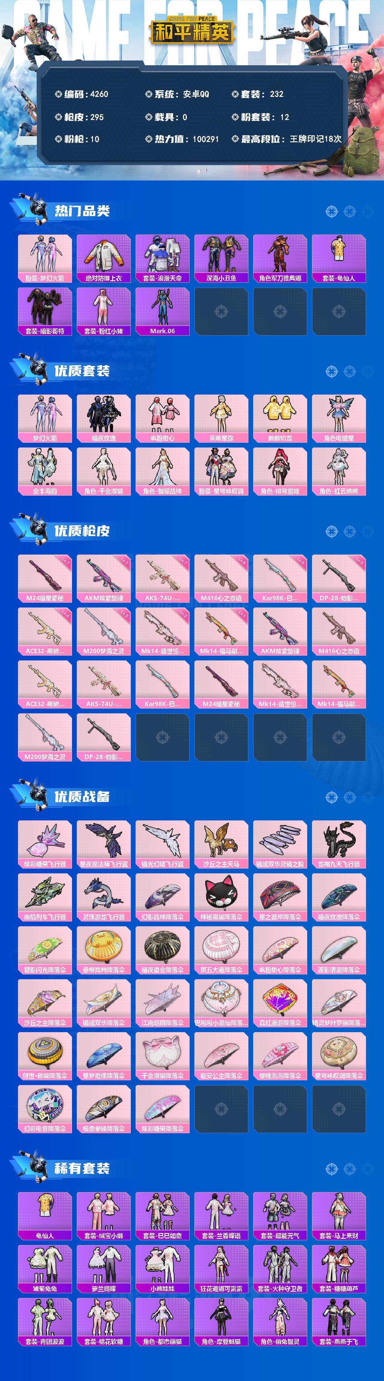 HPCMW4135358和平精英账号详情图2