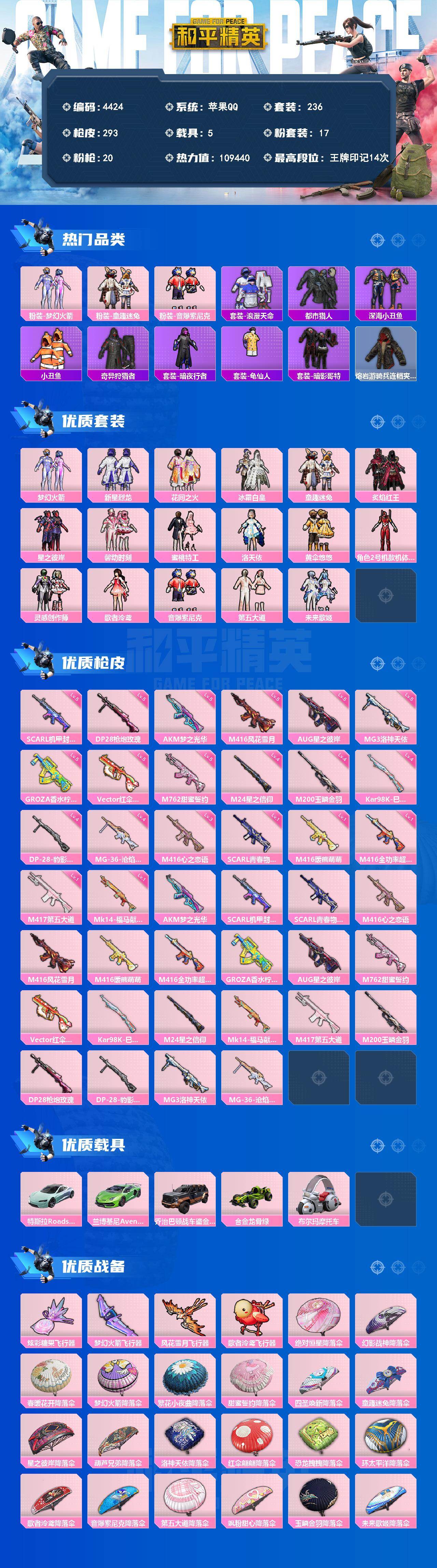 HPCMW4135432和平精英账号详情图2