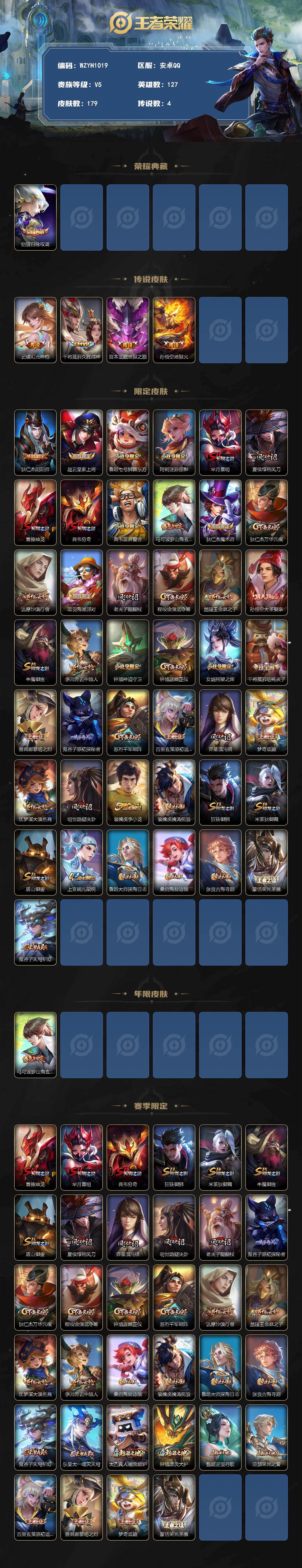 WZEY4238651王者荣耀账号详情图2