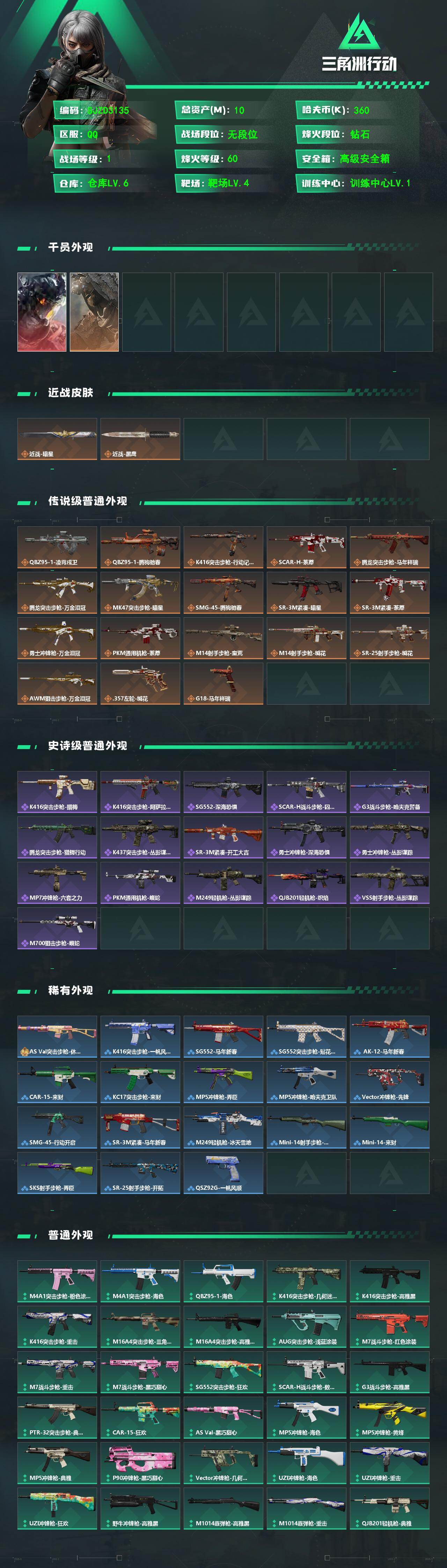 SJZEY473498三角洲行动账号详情图2