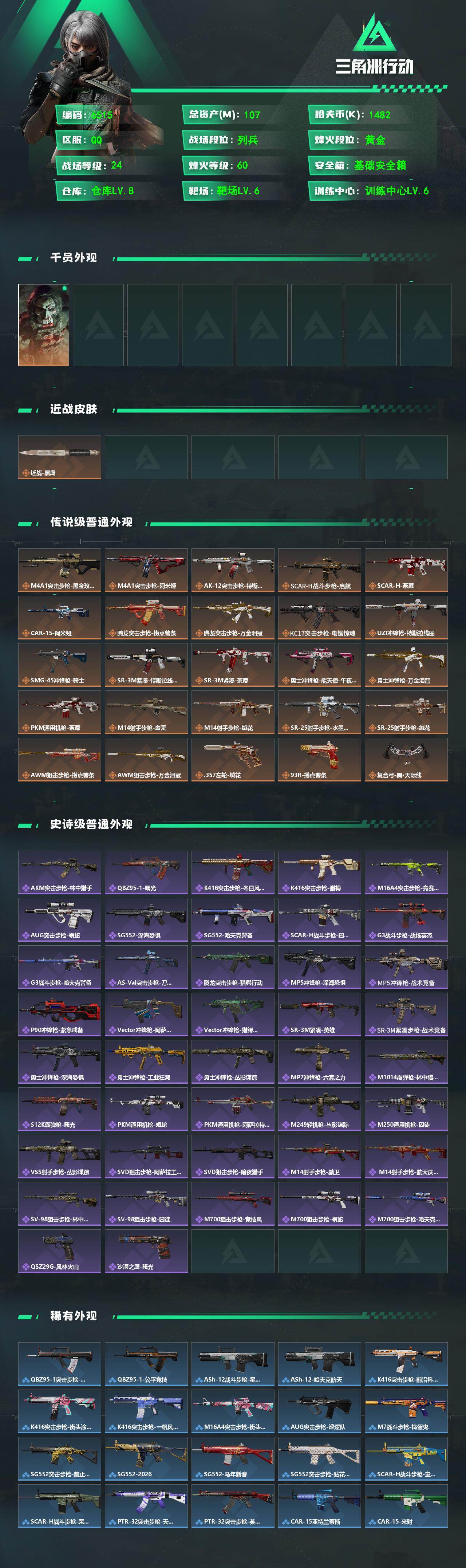 SJZCMW476131三角洲行动账号详情图2 SJZCMW476131三角洲行动账号详情图2