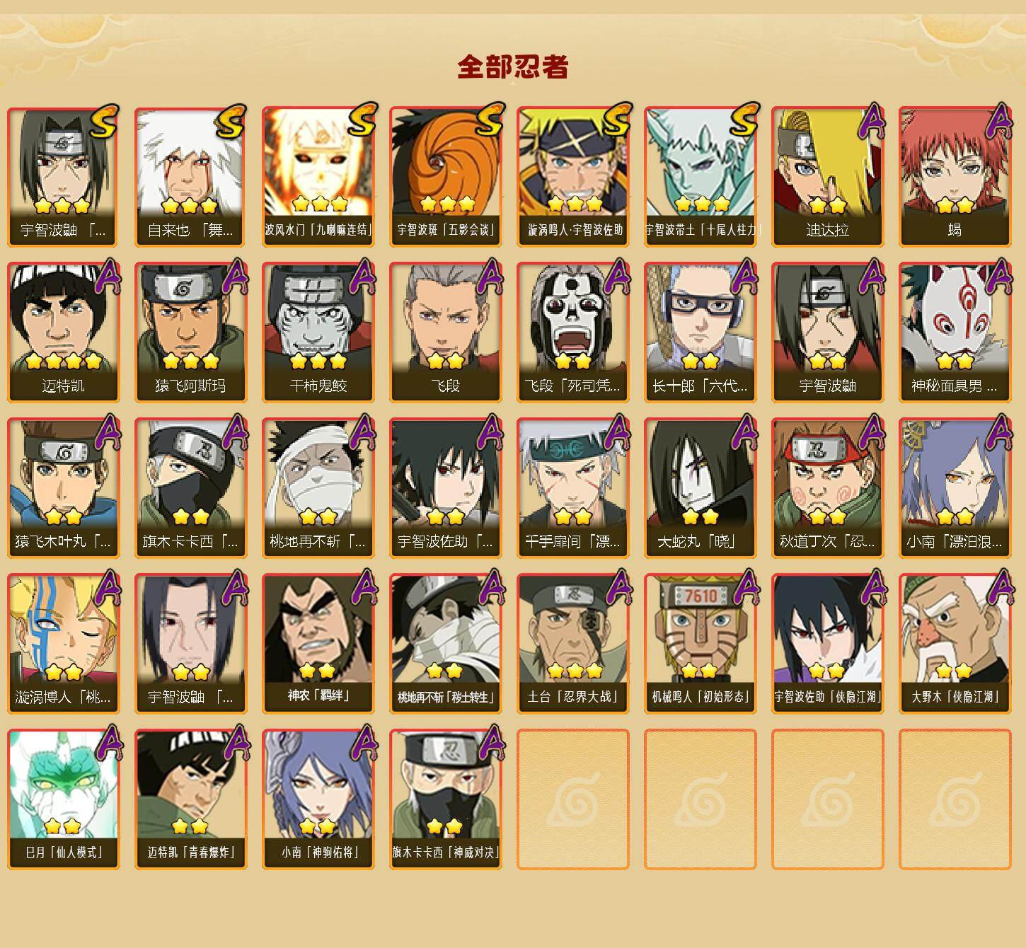 HYQM421465火影忍者账号详情图3