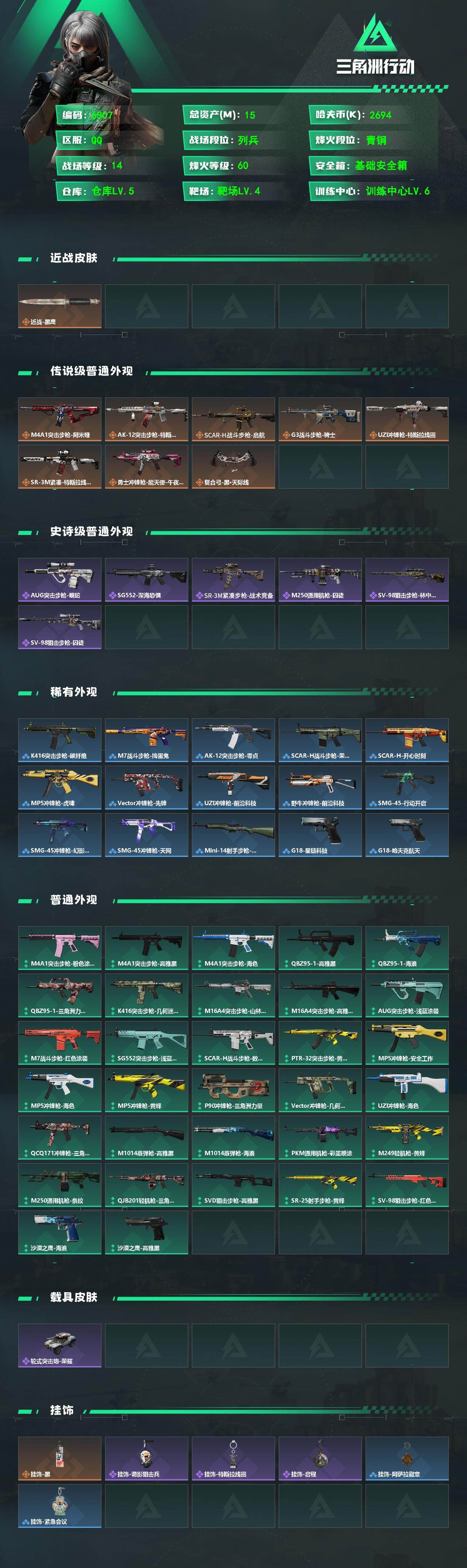 SJZCMW477061三角洲行动账号详情图2