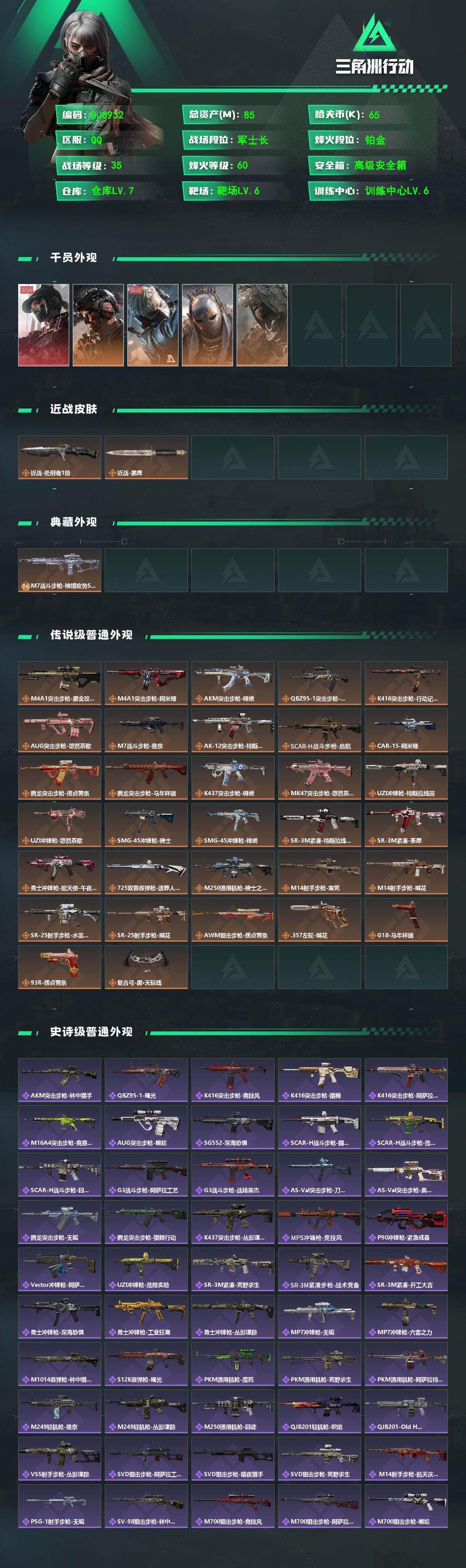 SJZQM473761三角洲行动账号详情图3