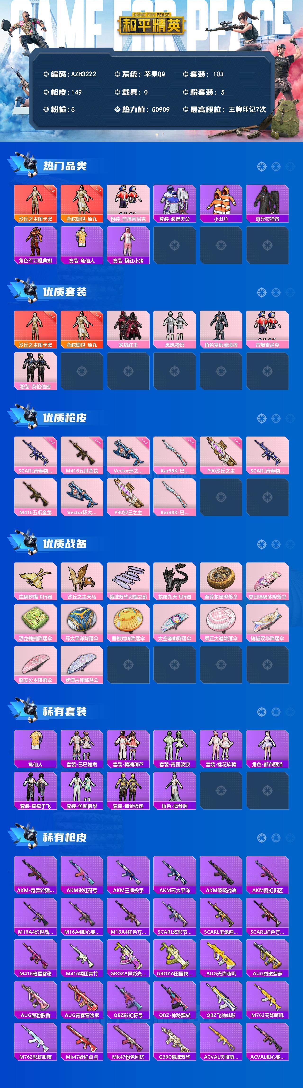 HPCMW4138025和平精英账号详情图2