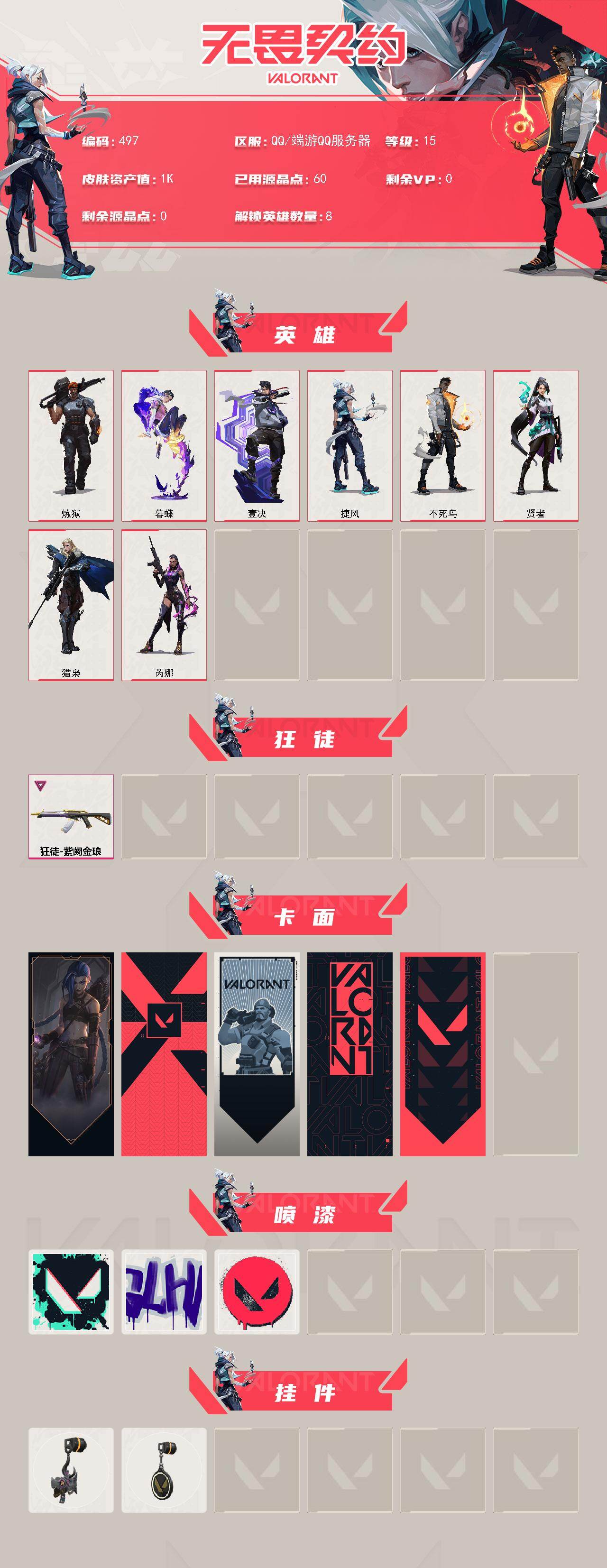 WWQLX426559无畏契约账号详情图2