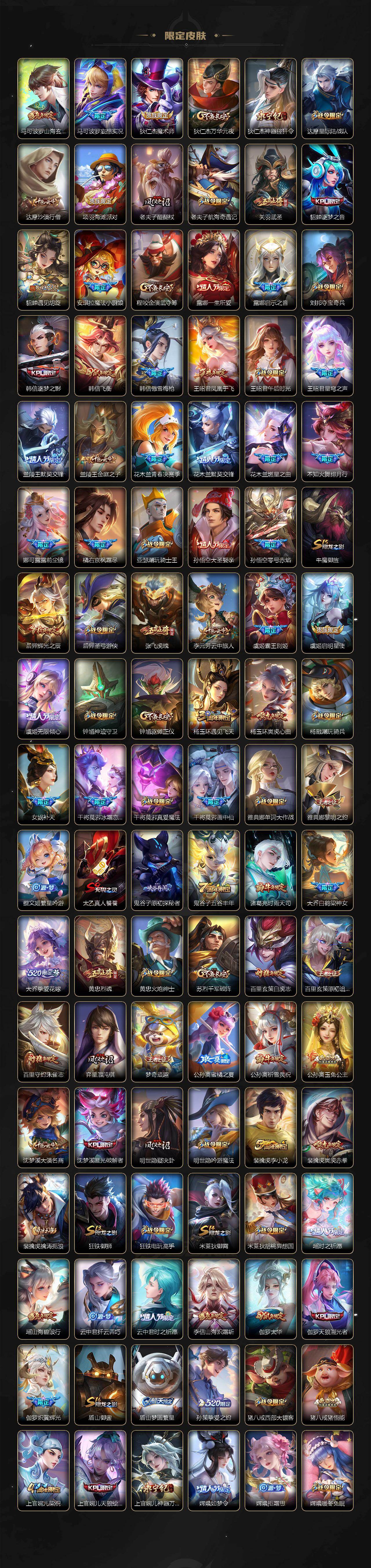 安卓Q-V10-最强王者段位-129英雄-590皮肤-8典藏皮肤-1典藏英雄-7无双-3珍品传说-88传说-201史诗
【英雄全皮】:廉颇全皮,小乔全皮,孙膑全皮,扁鹊全皮,甄姬全皮,刘邦全皮,孙权