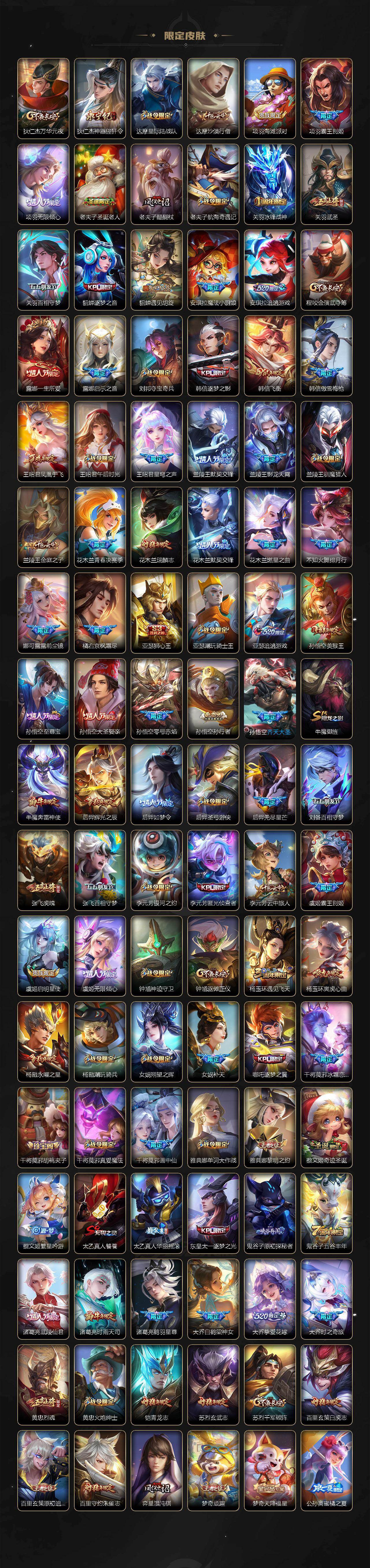 安卓Q-V11-最强王者段位-129英雄-784皮肤-20典藏皮肤-1典藏英雄-1珍品无双-14无双-10珍品传说-142传说-274史诗
【英雄全皮】:廉颇全皮,小乔全皮,赵云全皮,墨子全皮,妲己