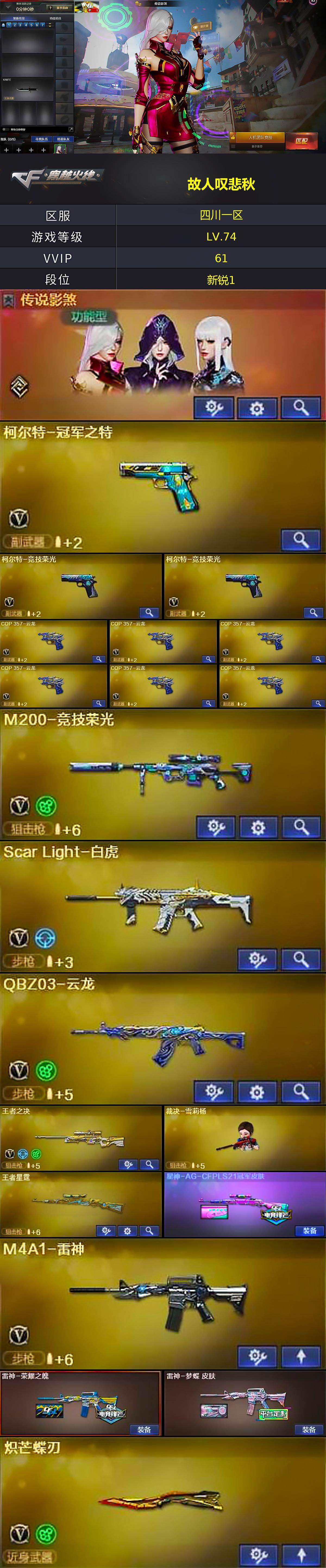 CFQM463987穿越火线账号详情图5 CFQM463987穿越火线账号详情图5