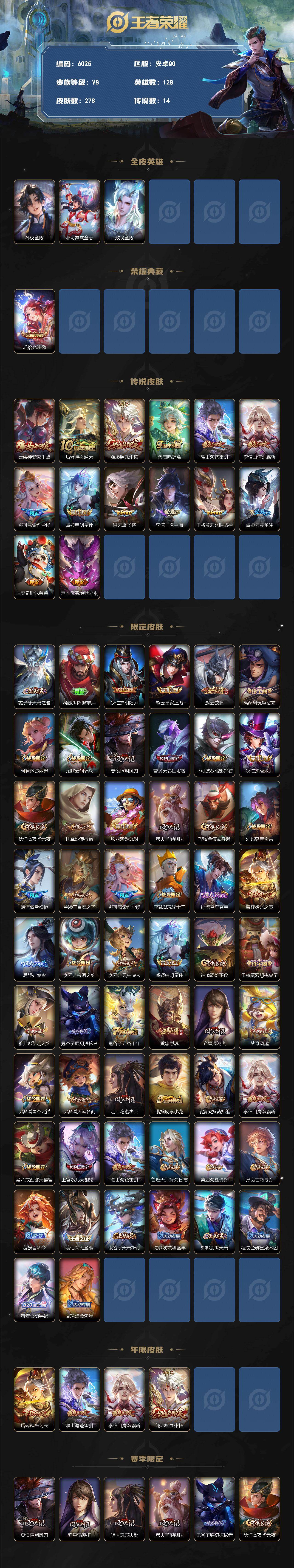 WZLX4241202王者荣耀账号详情图2