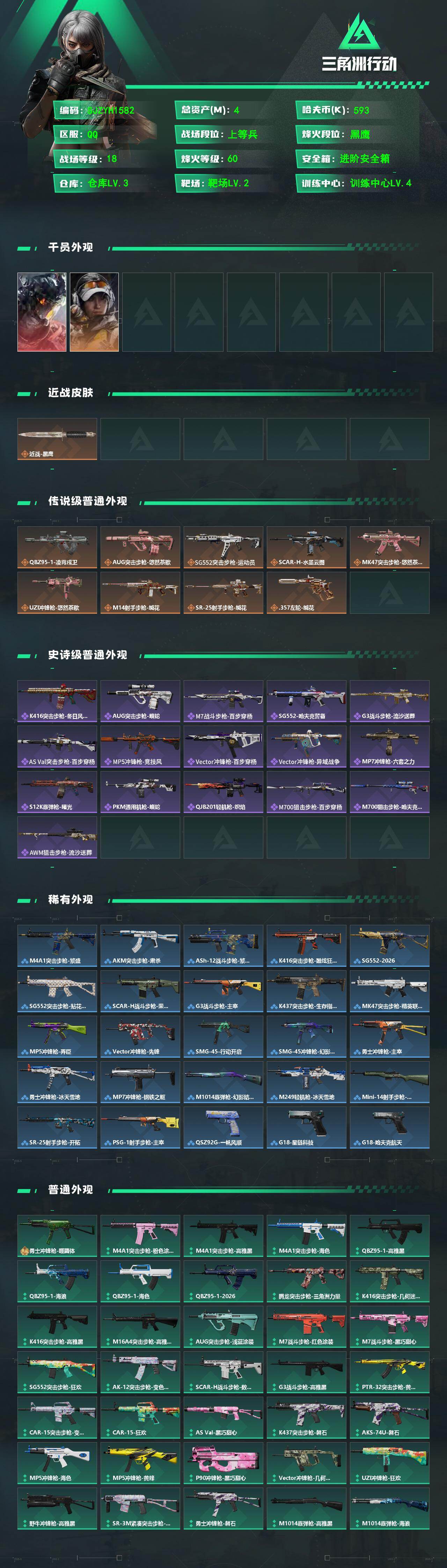 SJZEY474367三角洲行动账号详情图2