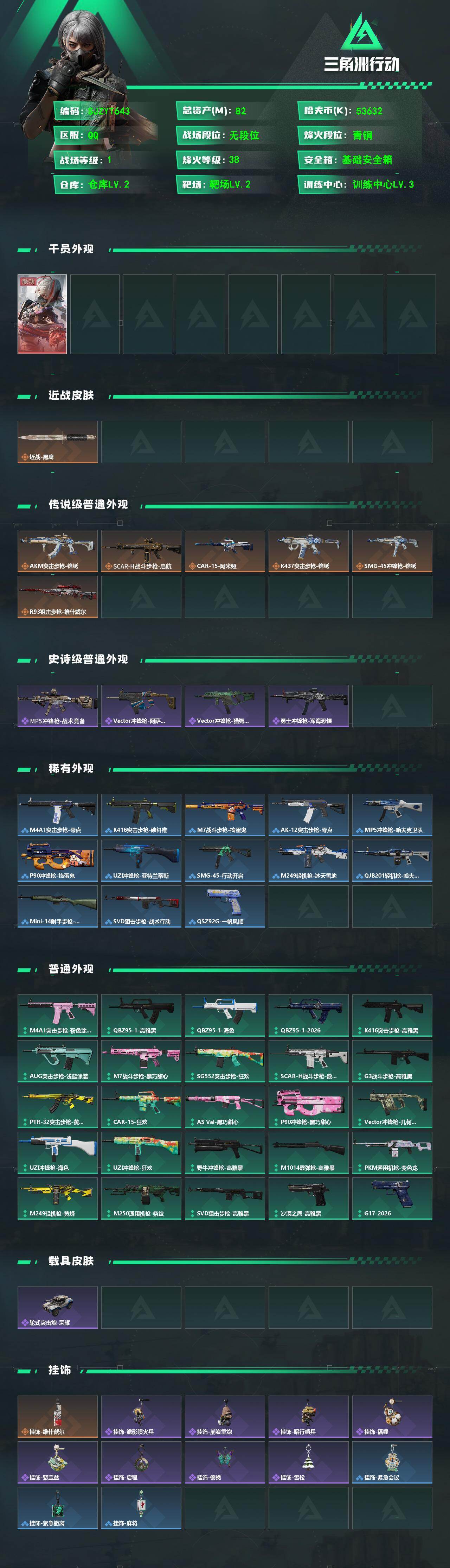 SJZEY474381三角洲行动账号详情图2