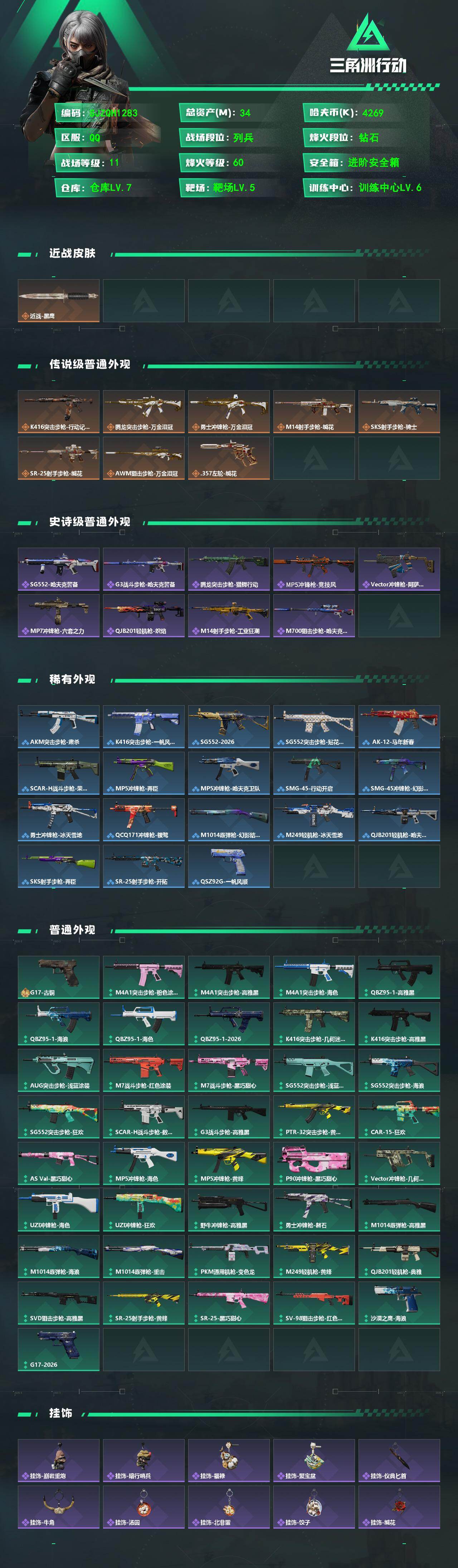 SJZEY474506三角洲行动账号详情图2