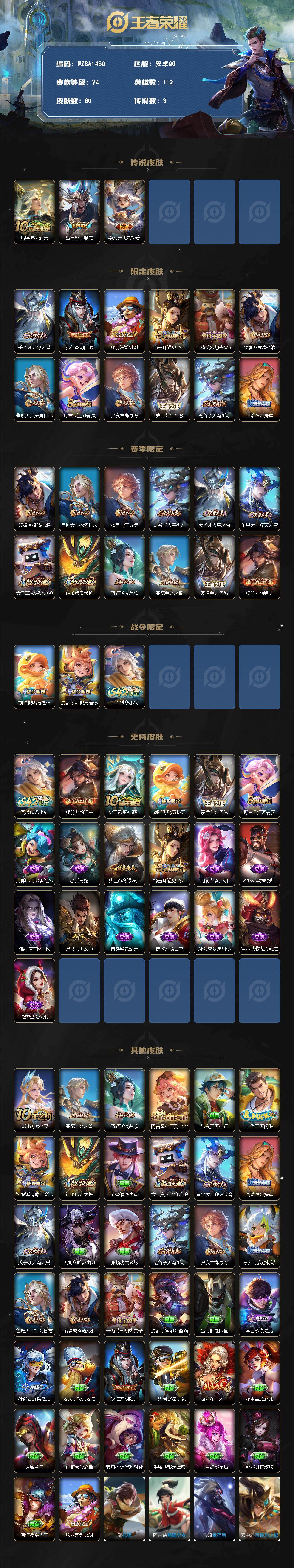 WZEY4243721王者荣耀账号详情图2