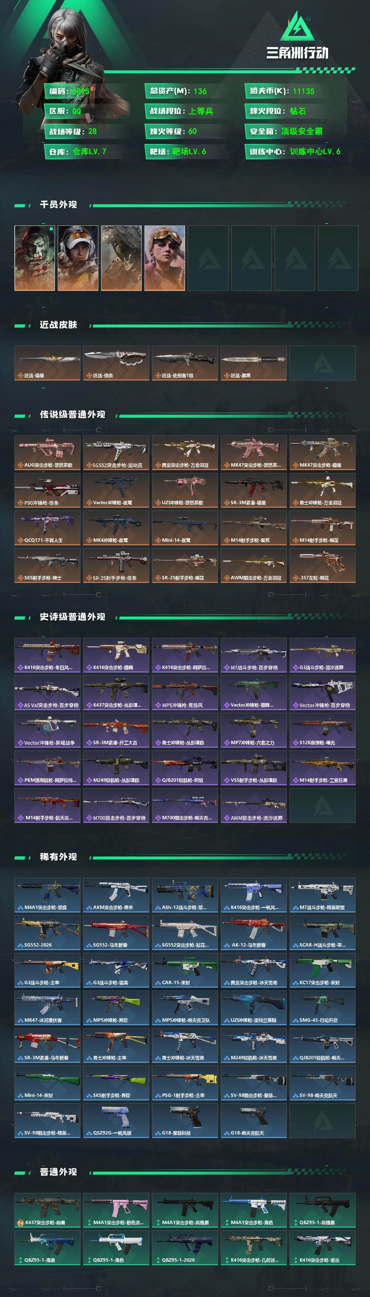 SJZCMW478353三角洲行动账号详情图2