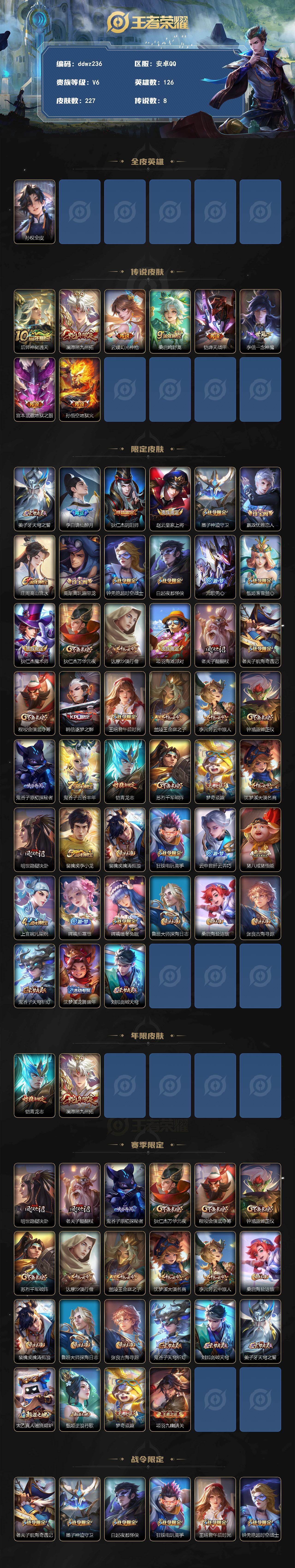 WZCMW4299654王者荣耀账号详情图2