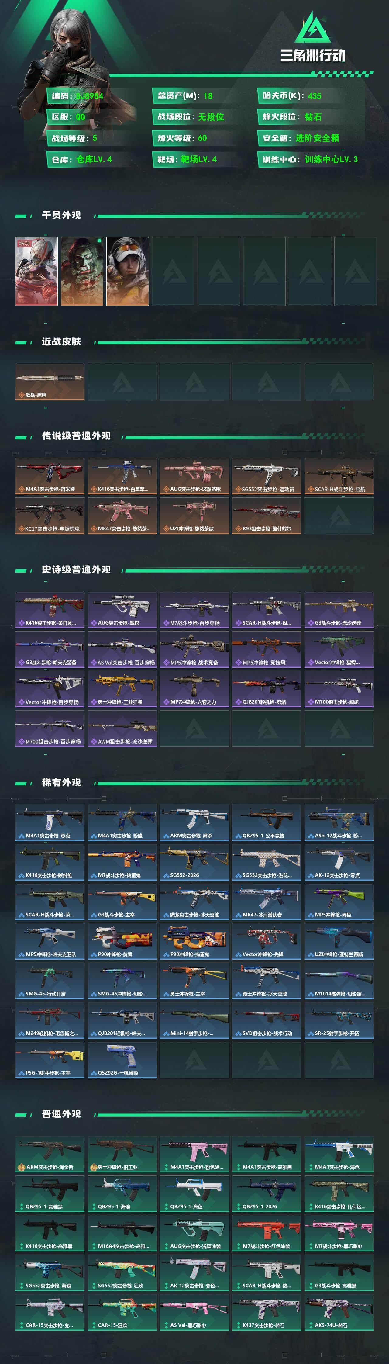 SJZEY474961三角洲行动账号详情图2 SJZEY474961三角洲行动账号详情图2