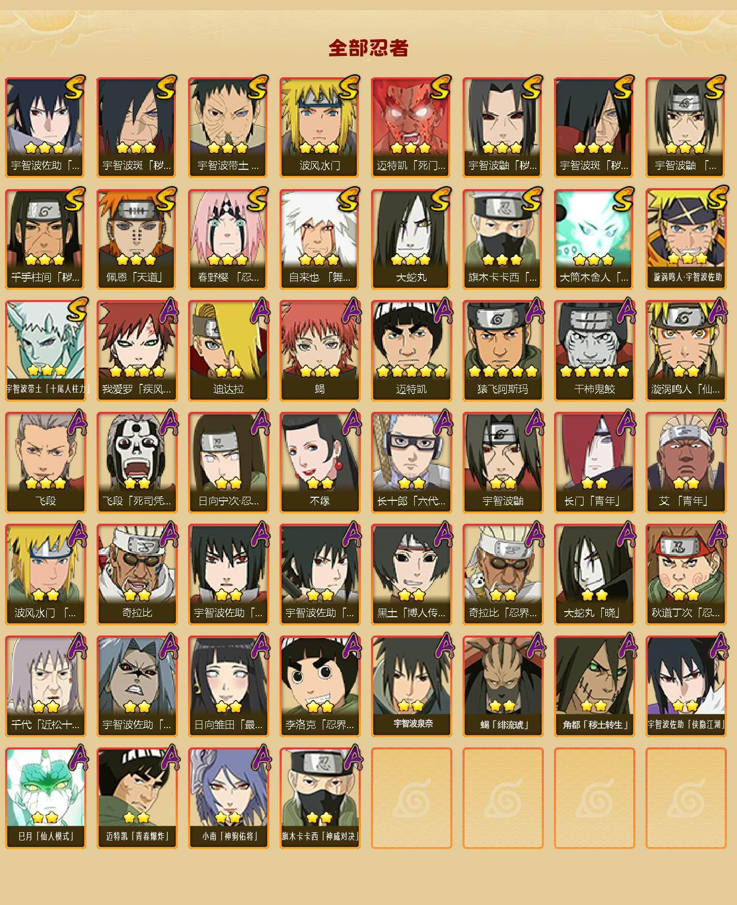 HYLFY421971火影忍者账号详情图2 HYLFY421971火影忍者账号详情图2