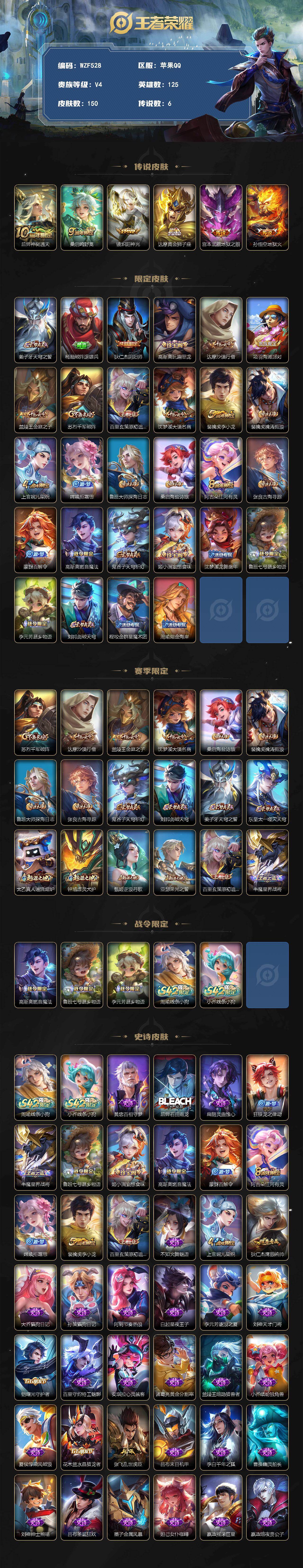 WZEY4243847王者荣耀账号详情图2