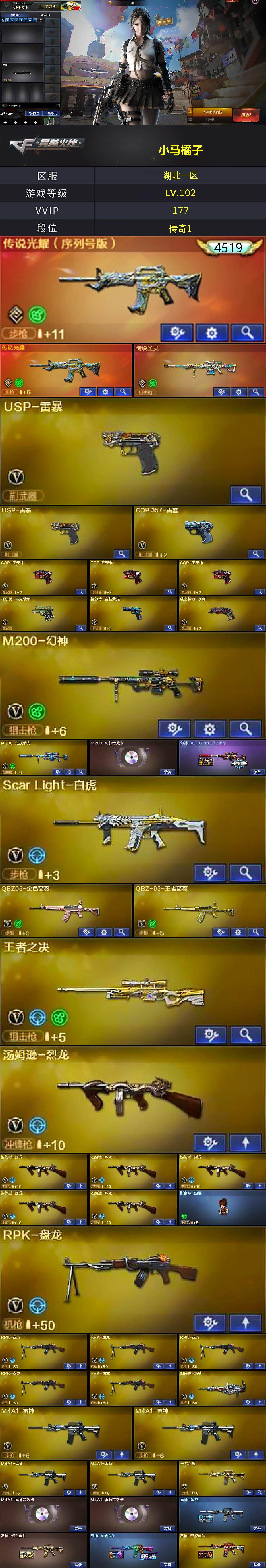 CFLX463326穿越火线账号详情图2