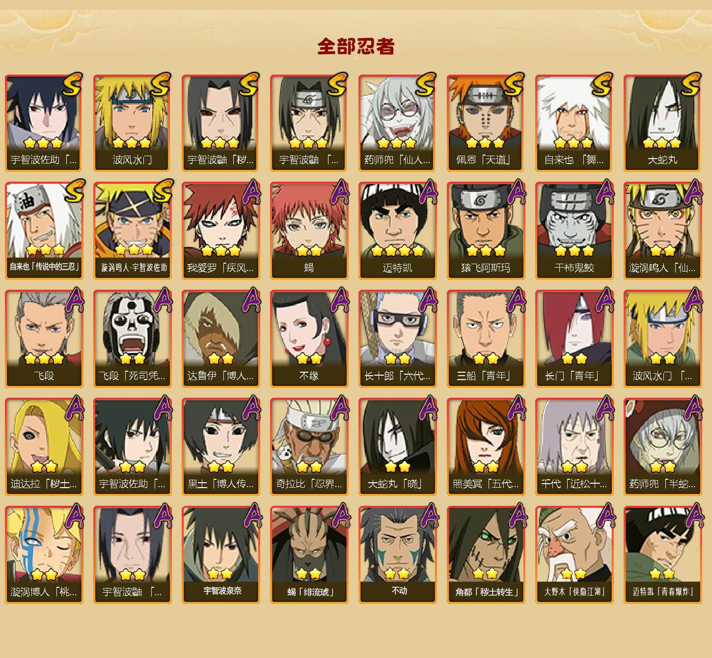 HYEY422163火影忍者账号详情图2 HYEY422163火影忍者账号详情图2