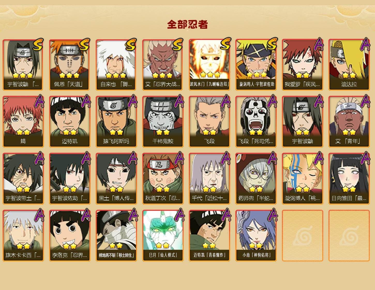 HYEY422165火影忍者账号详情图2