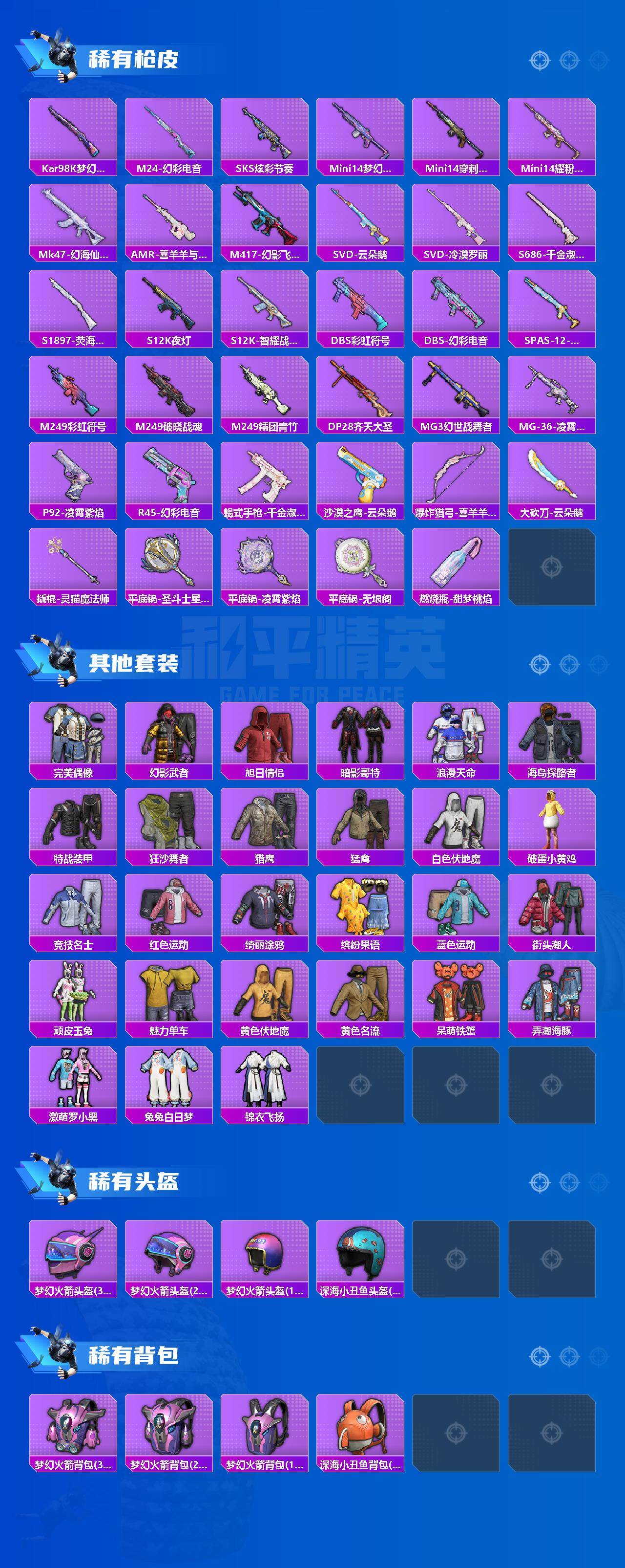 HPLE4135738和平精英账号详情图3