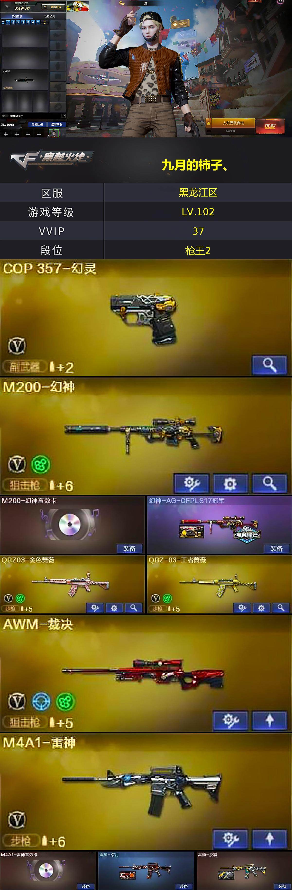 CFLX463343穿越火线账号详情图2