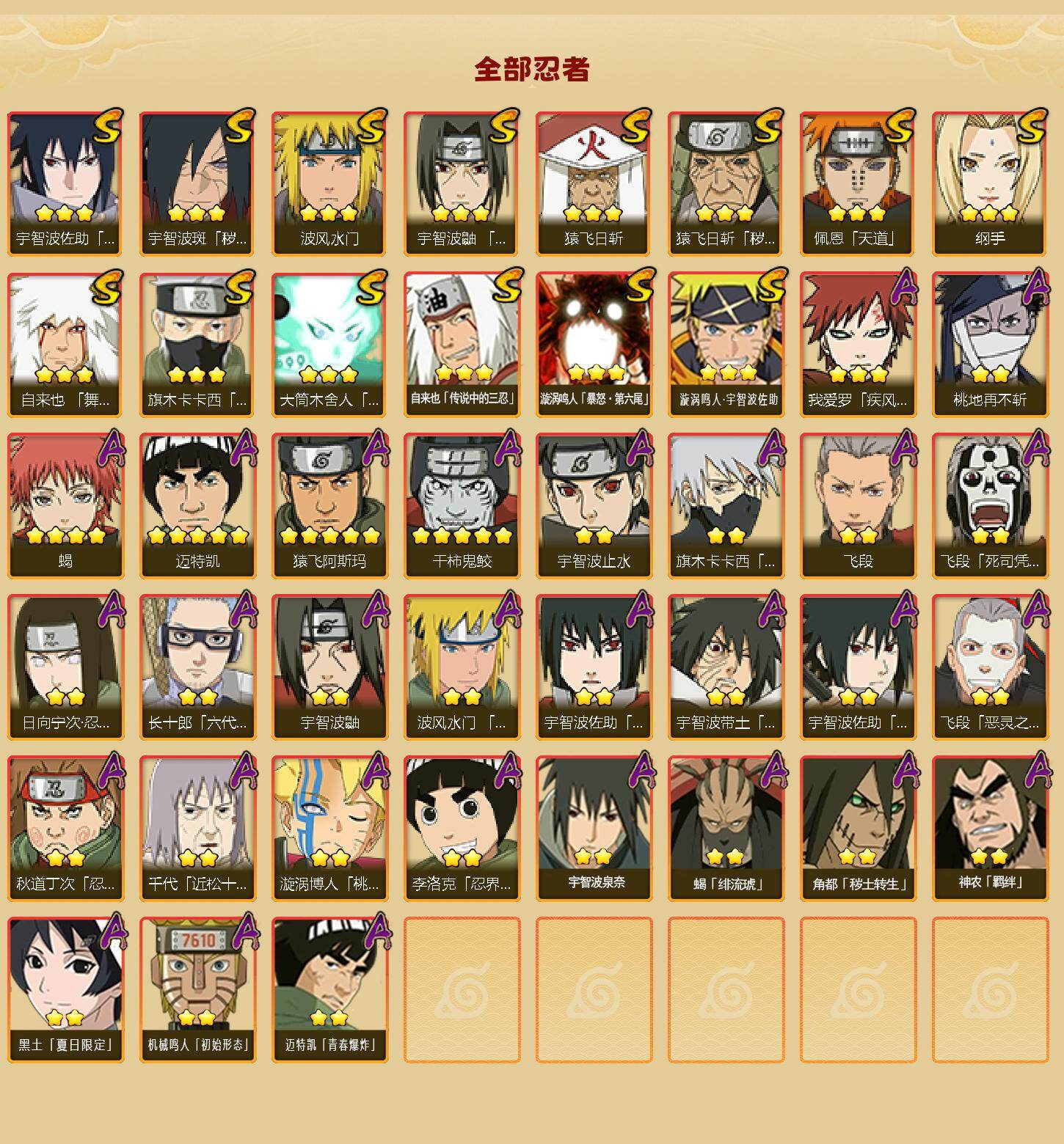 HYQM421970火影忍者账号详情图3